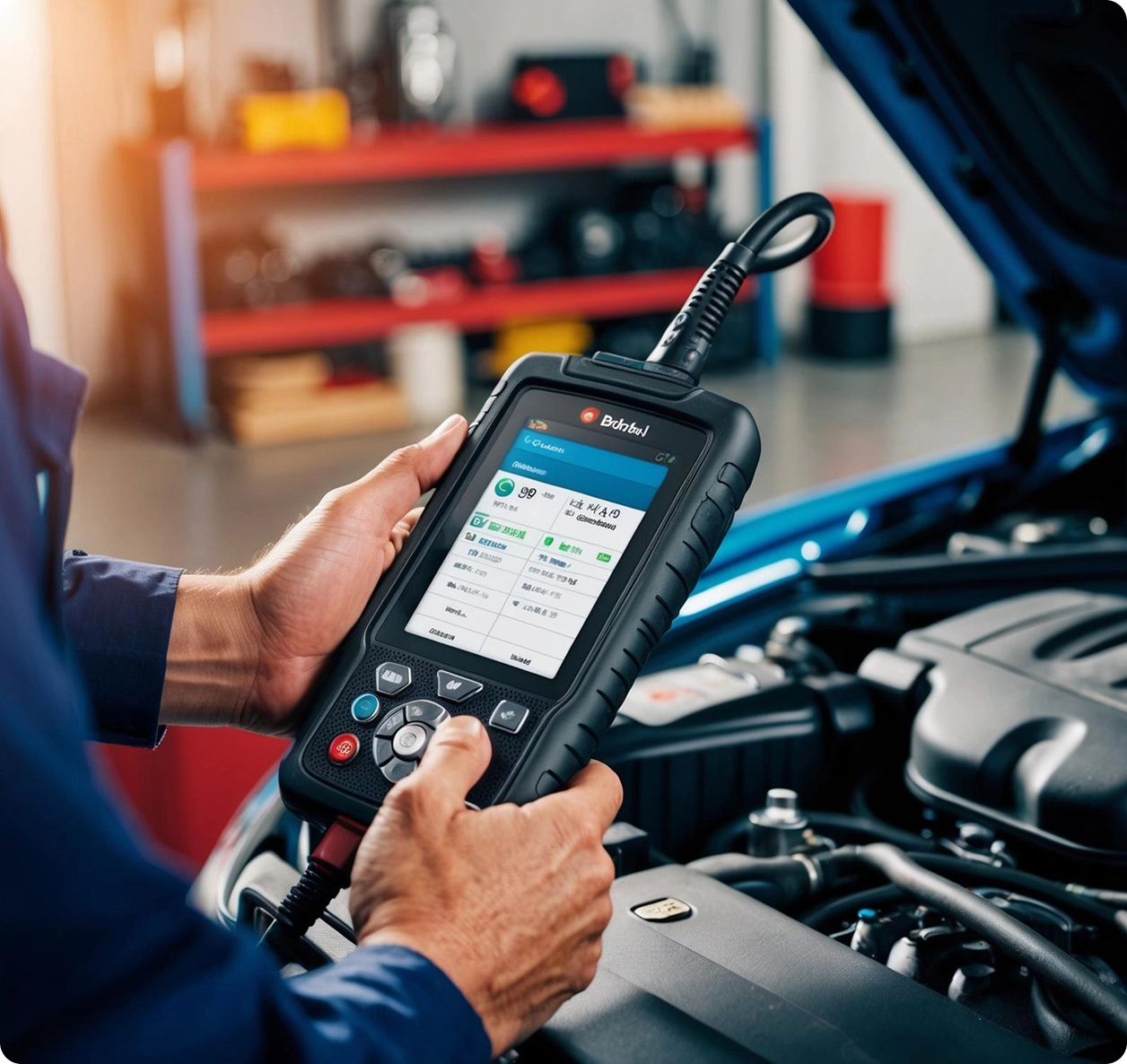 Mechanic-Doing-TPMS-Service