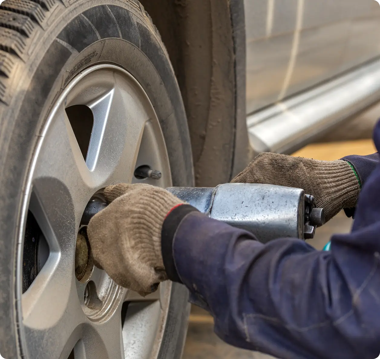 Mechanic-Replacing-Tire