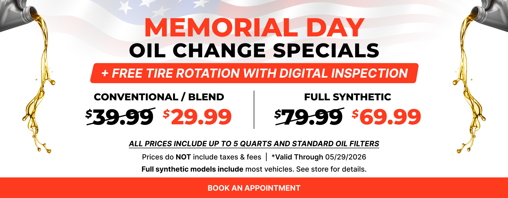 Oil Change Special