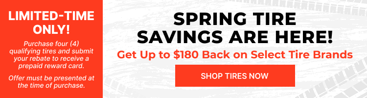 Spring Tire Savings banner