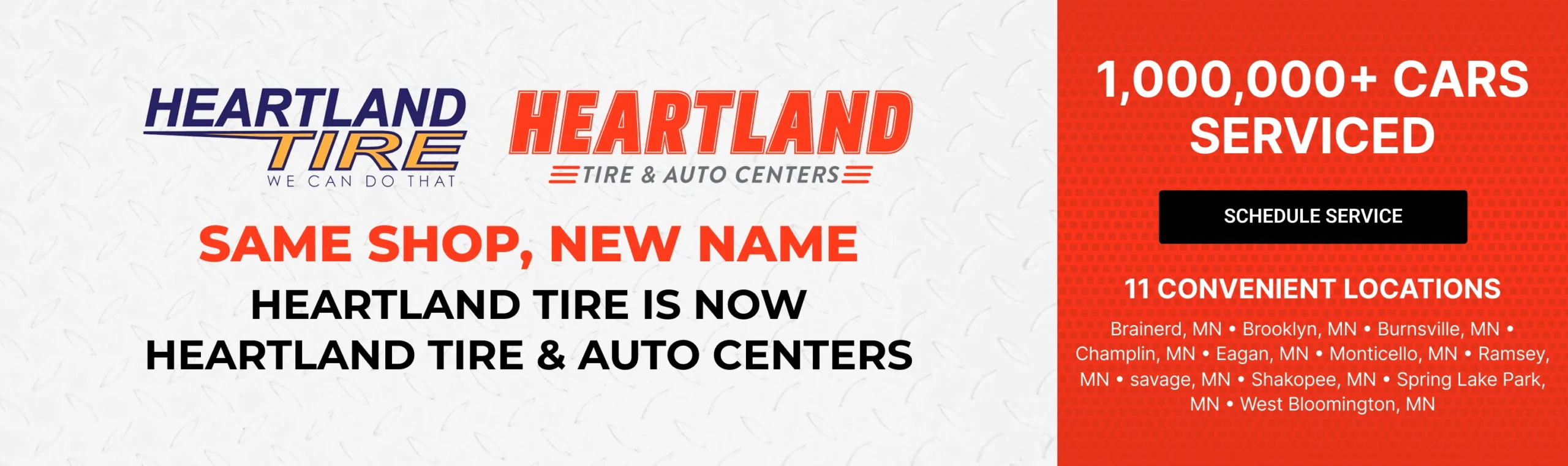Heartland serviced 1,000,000+ cars across 11 locations