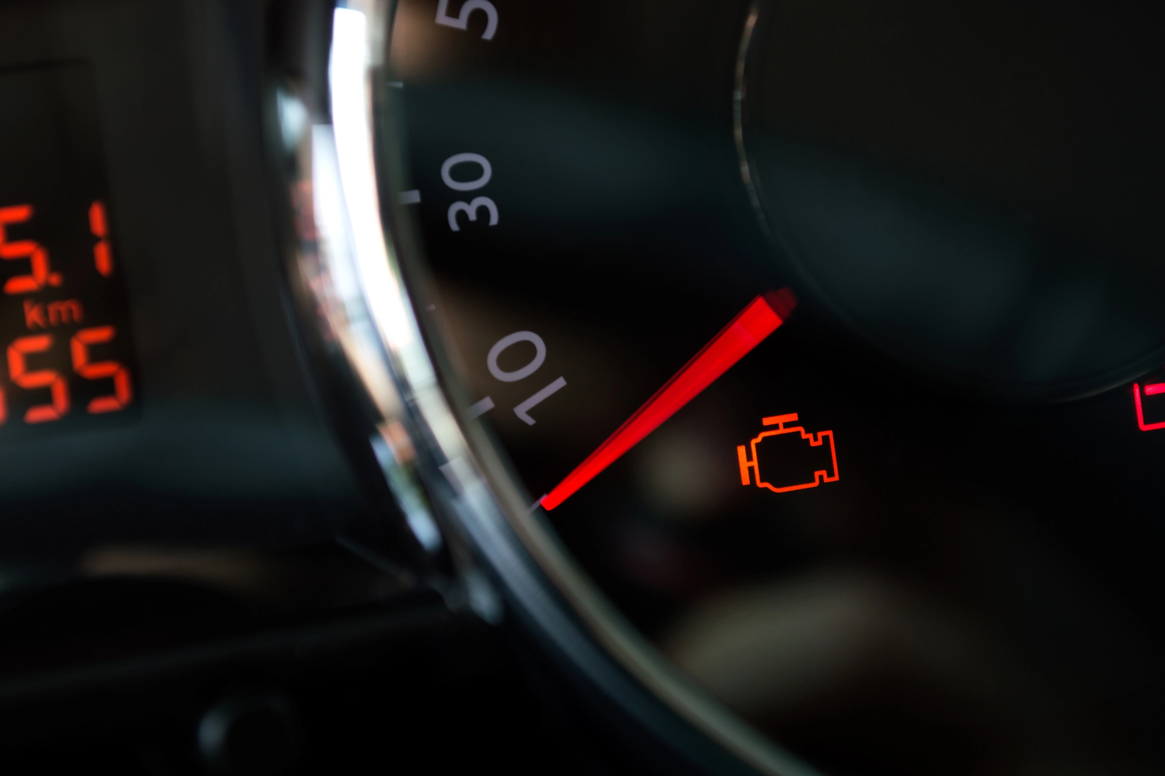 Technician diagnosing a check engine light in a Minnesota repair shop