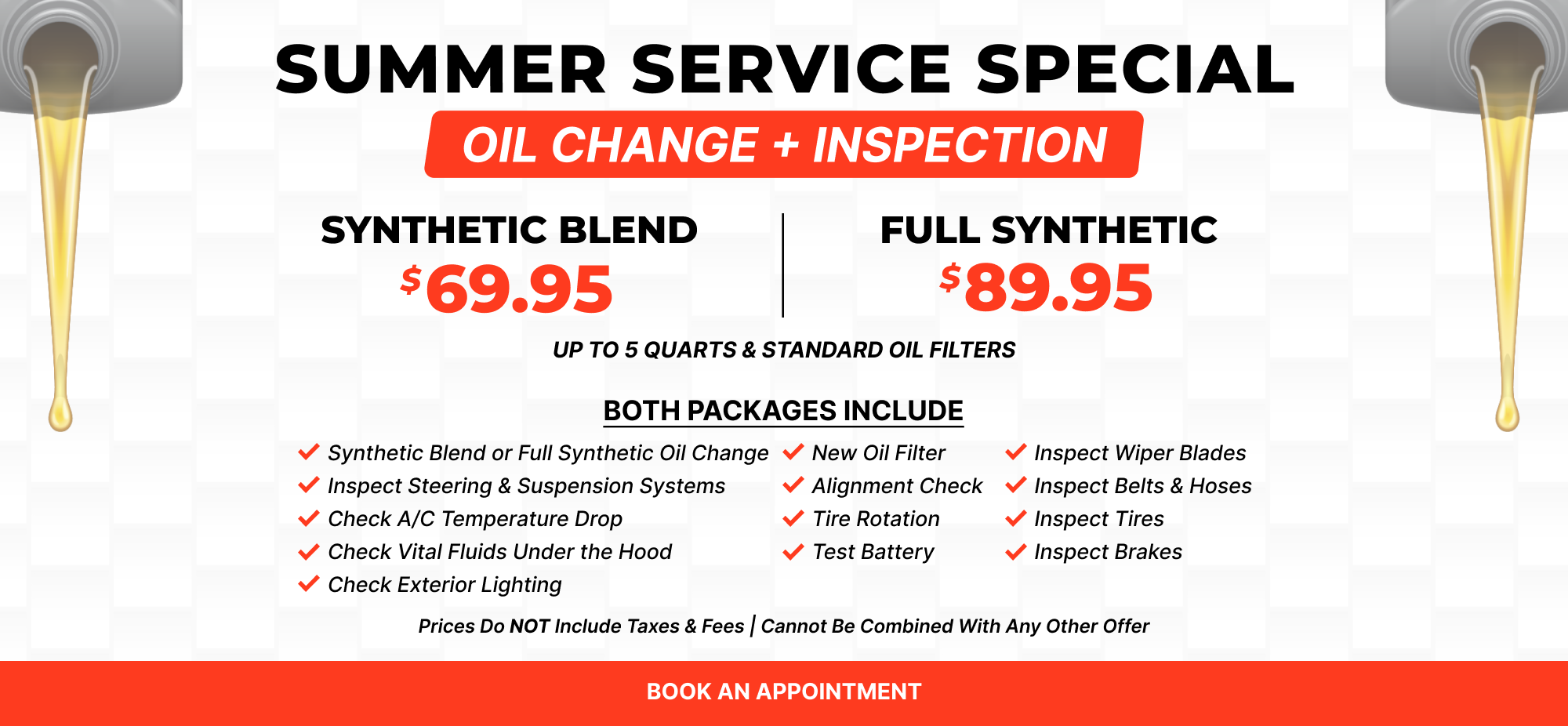Oil Change Special