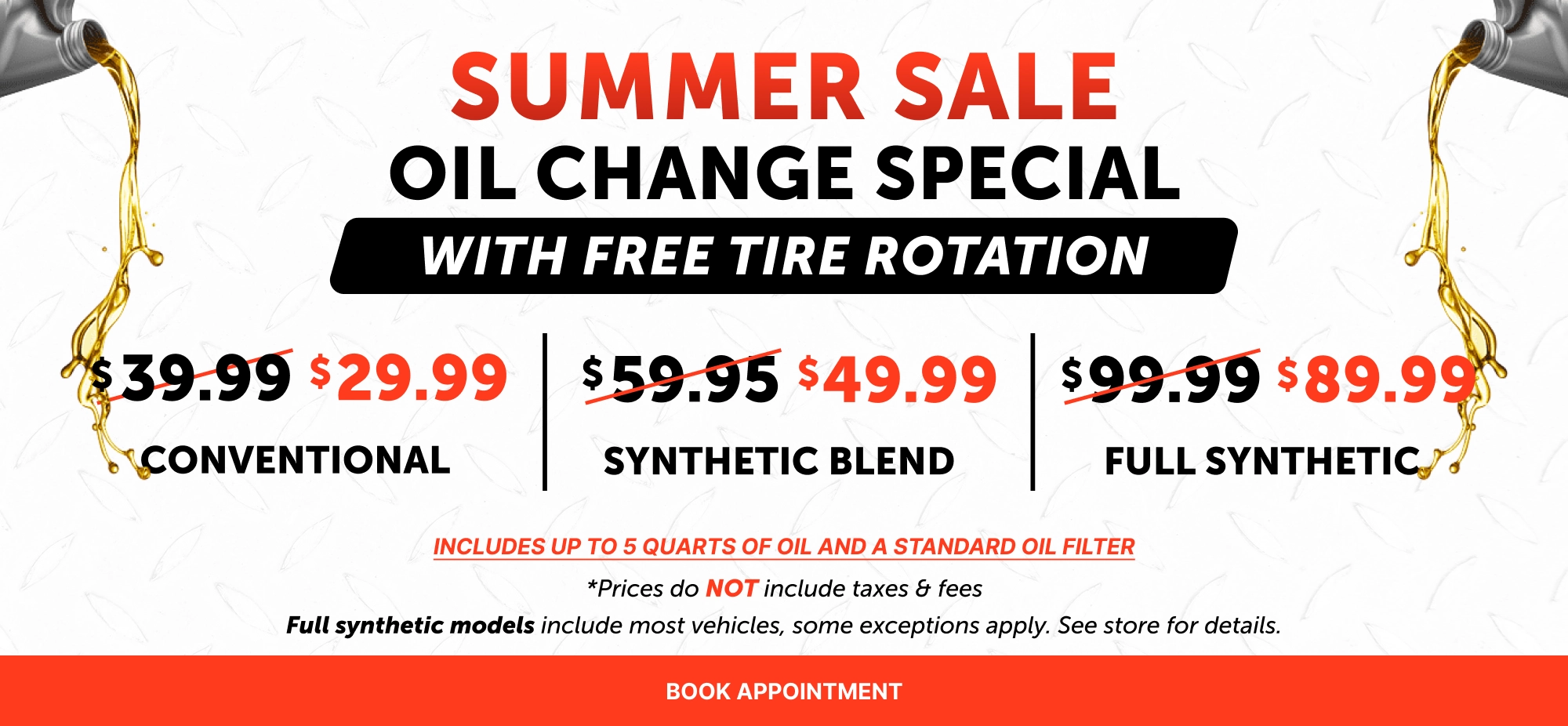Oil Change Special