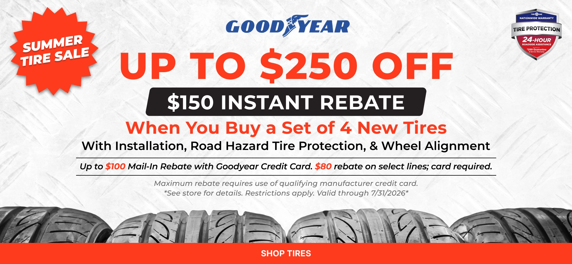 Summer tire sale