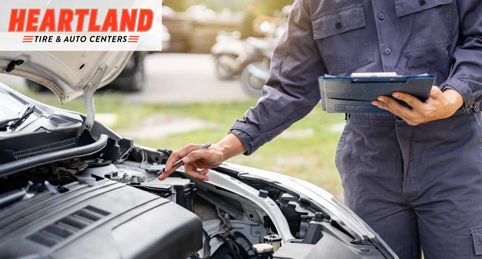 Technician performing a Monticello car maintenance checklist before summer travel