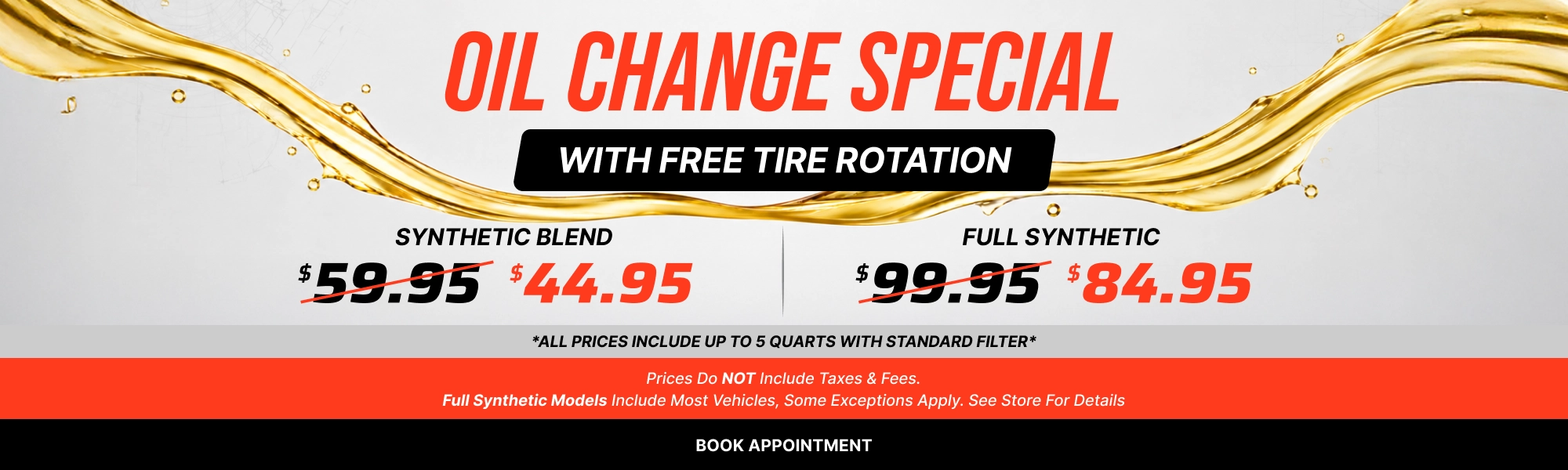 Oil Change Special