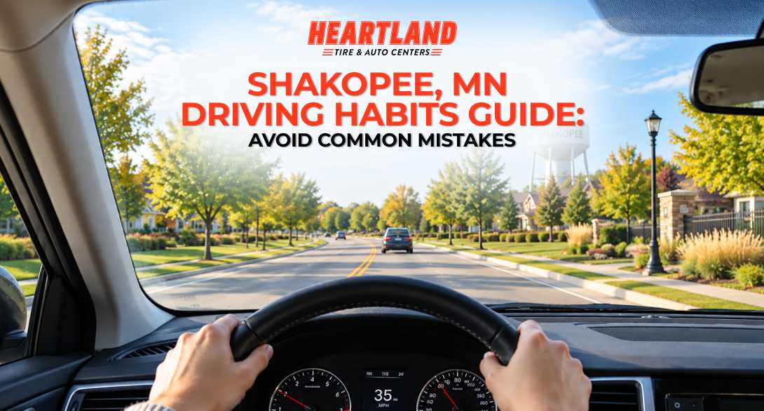 Shakopee MN driver practicing safe driving habits