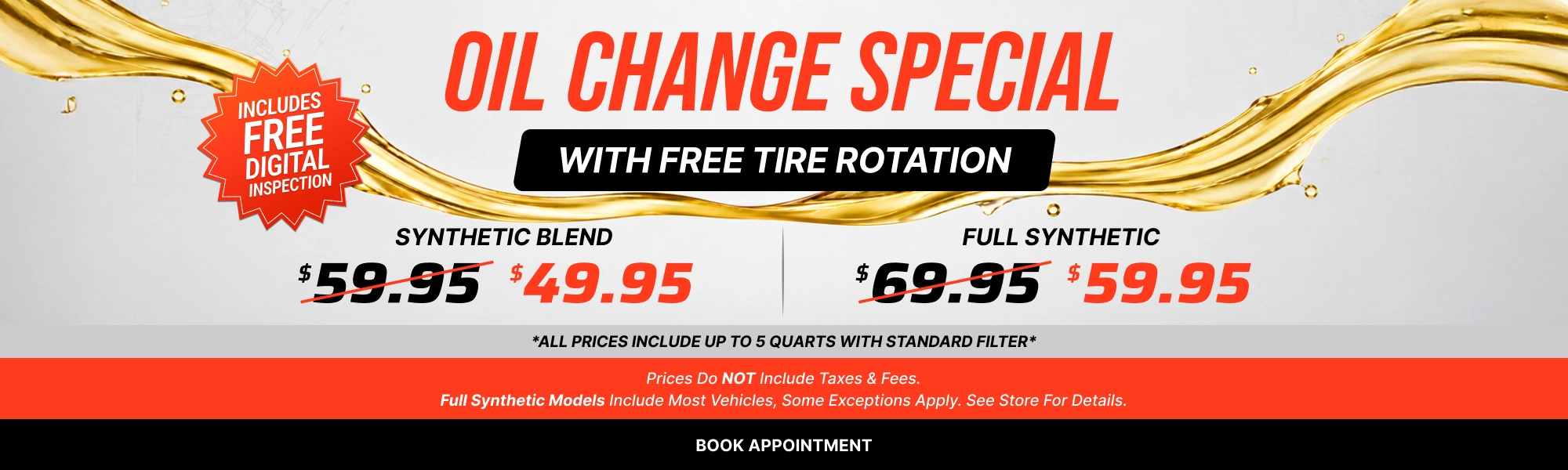 Oil Change Special